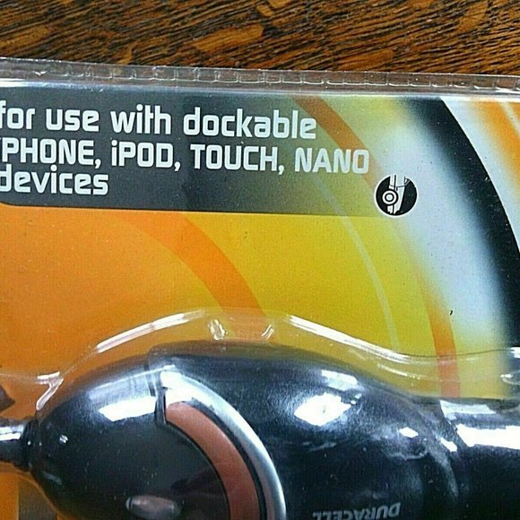 Cell Phone Car Charger DURACELL iPad(R)/iPhone(R)/iPod(R) 30-Pin Mobile Nano New - Picture 6 of 16